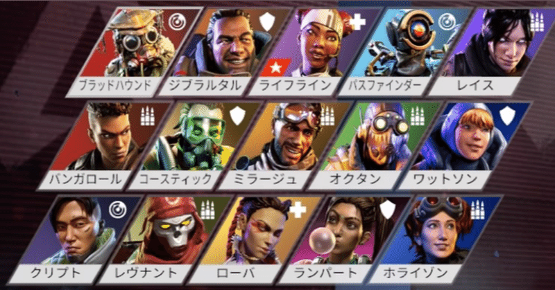 Apex Legends レジェンド評価 Season7 Split1 Touya Note Apex Legends レジェンド評価 Season7 Split1 Touya Note
