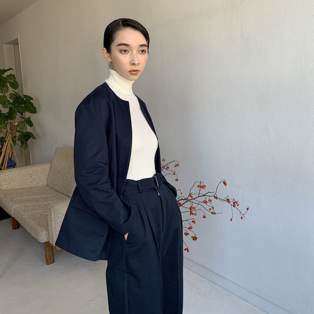 11/18 21:00~]foufouのスラックスシリーズで一番履きやすいパンツが  