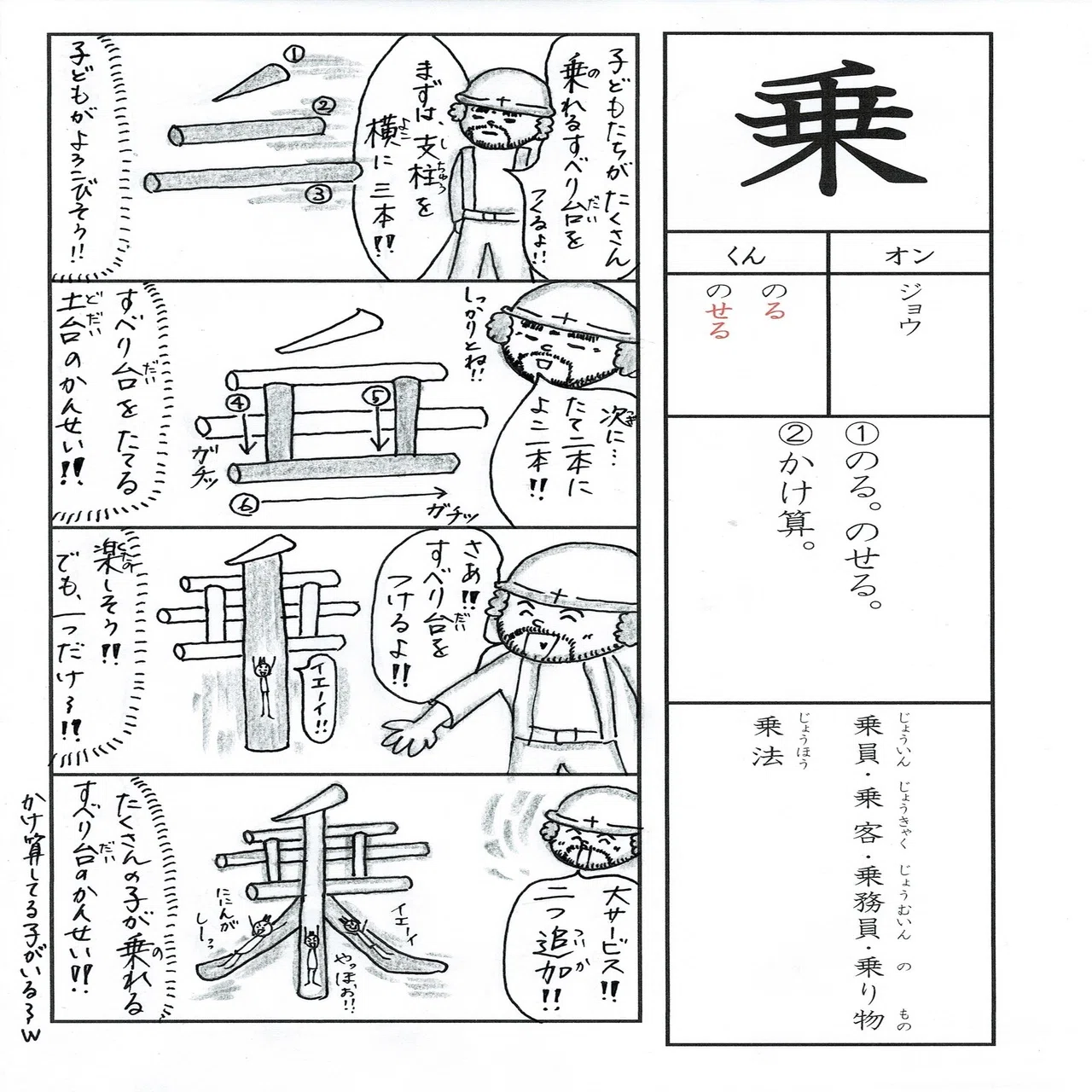 乗る 書き 順