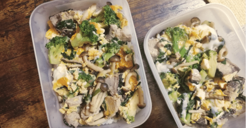 旦那マッスル弁当 カツオの親子丼 減量期 おかな コーチング管理栄養士 Note 旦那マッスル弁当 カツオの親子丼 減量期 おかな コーチング管理栄養士 Note
