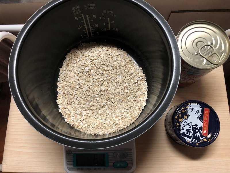 昨日の続き 炊飯器でオートミールを炊いてみた シュンケンバッカー Note