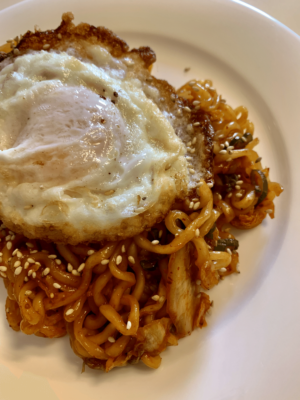 旨辛焼きちゃんぽん、韓国の袋麺「ノグリ」アレンジレビュー！｜プラム