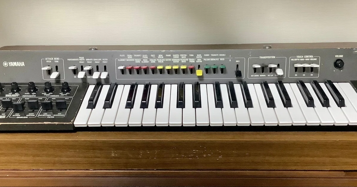 YAMAHA シンセサイザー SY-1 「JOC作品よりメドレー」｜アキラ@レトロ_ 