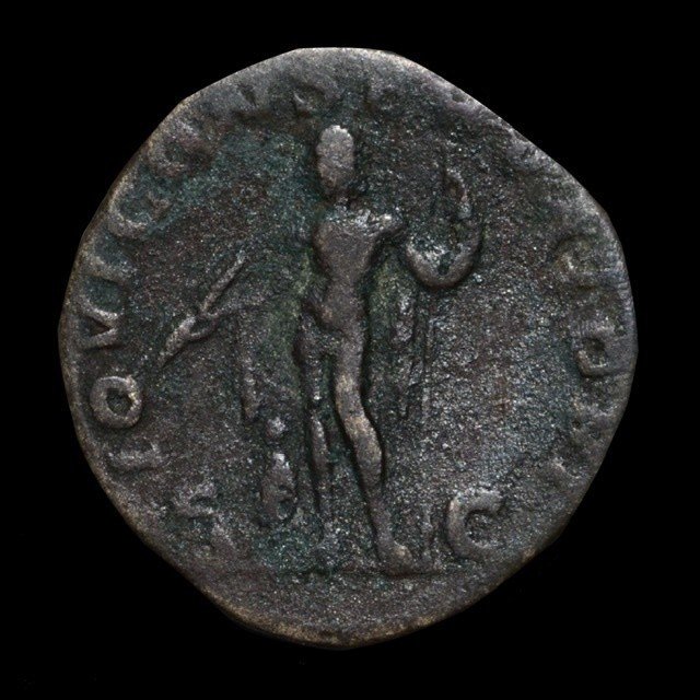 4298. 288年 古代ローマ時代 銀貨 皇帝と戦士デザイン 4298. 288年