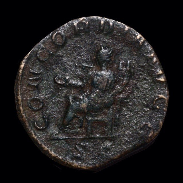 古代 ローマ銅貨【紀元1世紀末】【美品】 アンティークコインの世界 〜古代ローマの日常で使われた貨幣