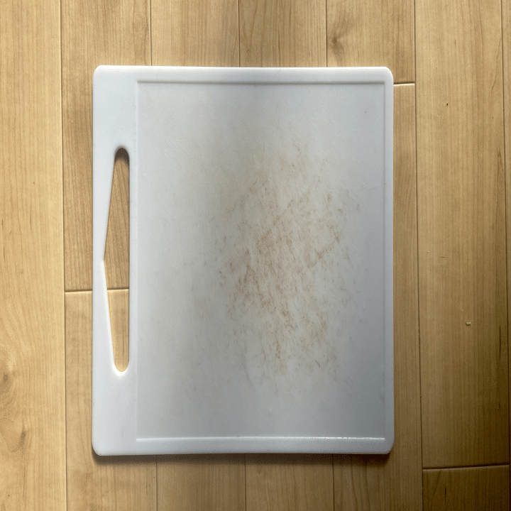 脱プラ】木製まな板に買い替え。シンクに渡せる長さが便利｜糸