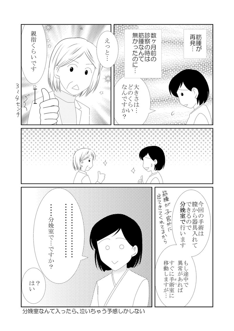 筋腫 分娩しました 2 手術中に号泣した ひぽぽ Note 筋腫 分娩しました 2 手術中に号泣した ひぽぽ Note