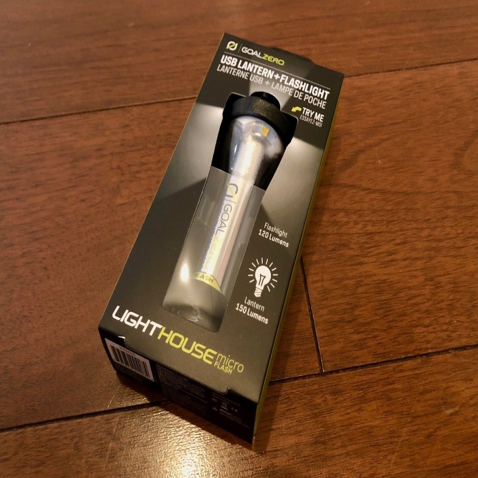 常に品薄！Goal Zero LIGHTHOUSE micro FLASHは完全無欠のLEDミニ