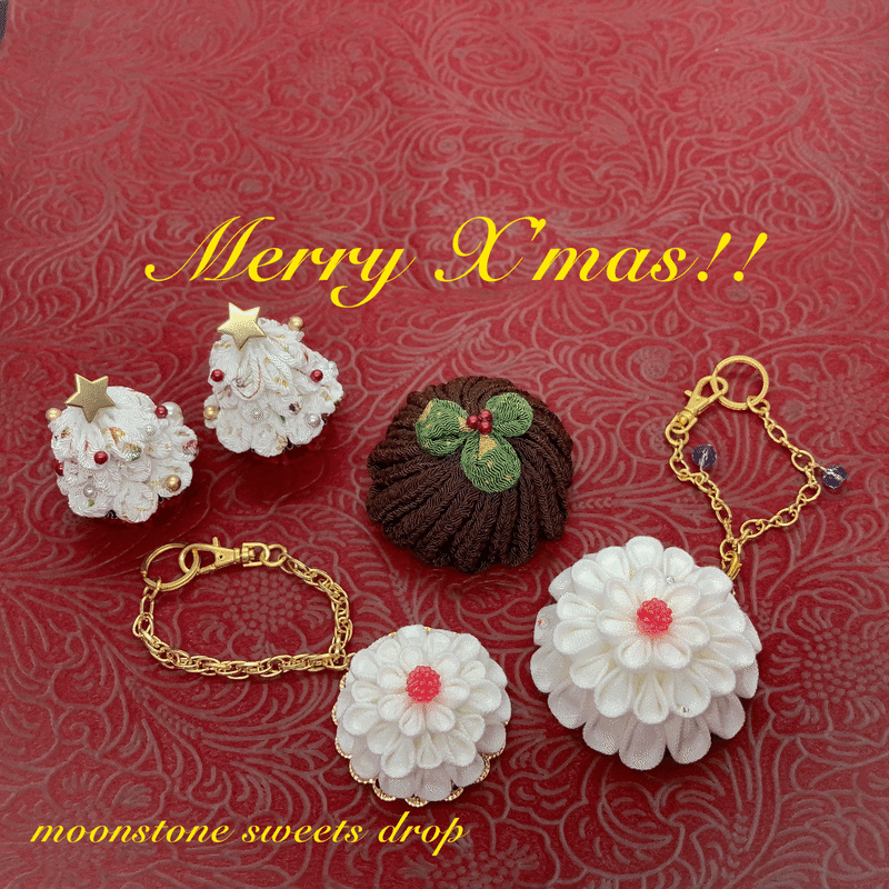クリスマスモチーフ スイーツモチーフ のつまみ細工 スイーツ作家ゆかりん Note クリスマスモチーフ スイーツモチーフ のつまみ細工 スイーツ作家ゆかりん Note
