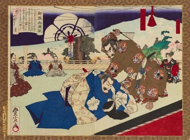 江戸・明治時代の明智光秀はこんな顔をしていました｜太田記念美術館