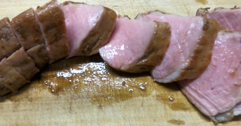 低温調理　豚ヒレ肉