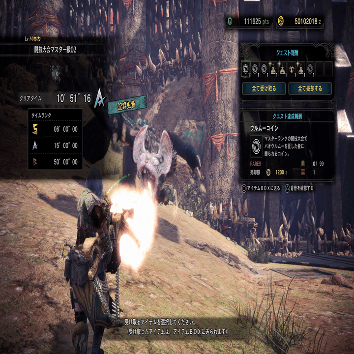 MHW:IB】ソロで闘技大会Sランク取ろうとしてみる体験記｜せと。