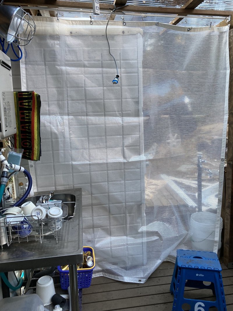 ビニールカーテン設置 小屋暮らし53日目 一城ひとま Note ビニールカーテン設置 小屋暮らし53日目 一城ひとま Note