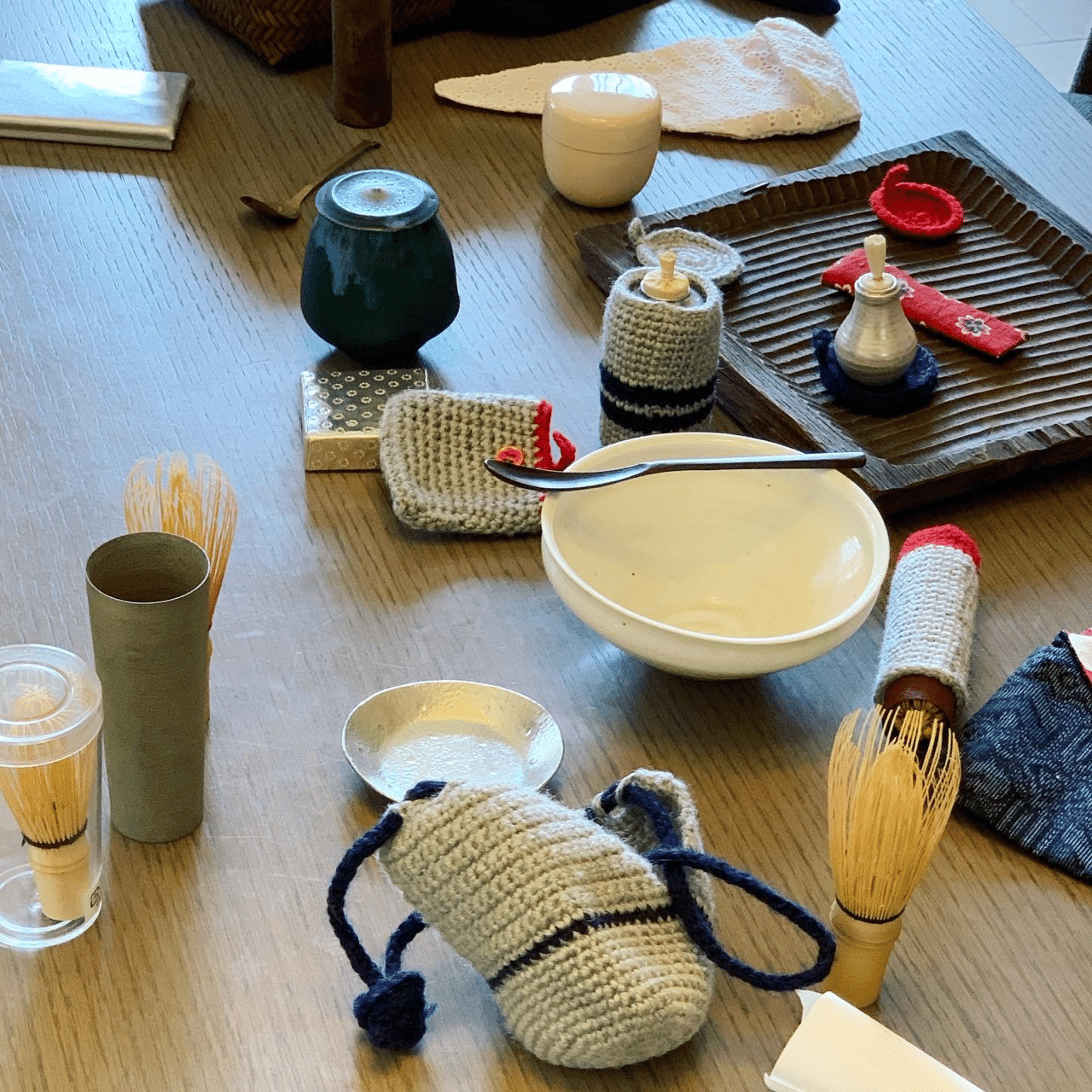 秋の“茶箱あそび” 2020.11｜みずのさちこ