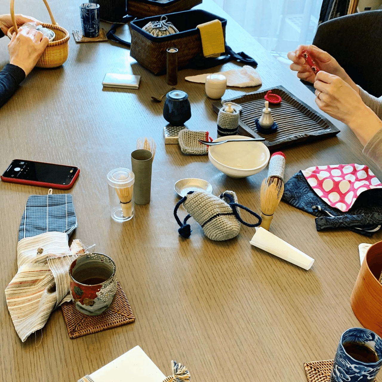 秋の“茶箱あそび” 2020.11｜みずのさちこ