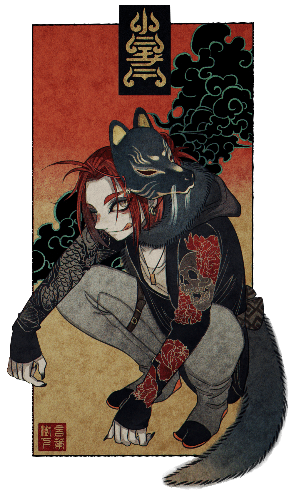 メイキング① アナログっぽいデジタルイラストを描くコツ｜rukawa