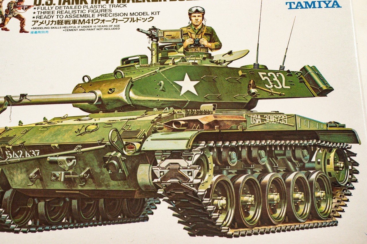 プラモ】はじめて作る戦車～タミヤ 1/35 M41ウォーカーブルドッグ 制作