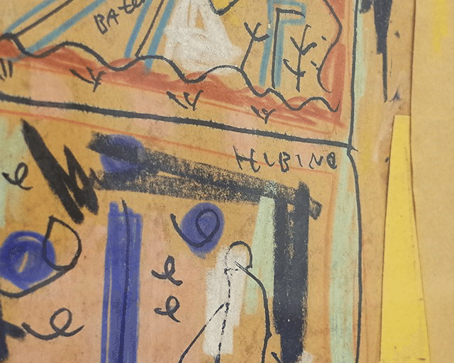 ビンテージ日比野克彦絵皿デザイン皿5枚セット