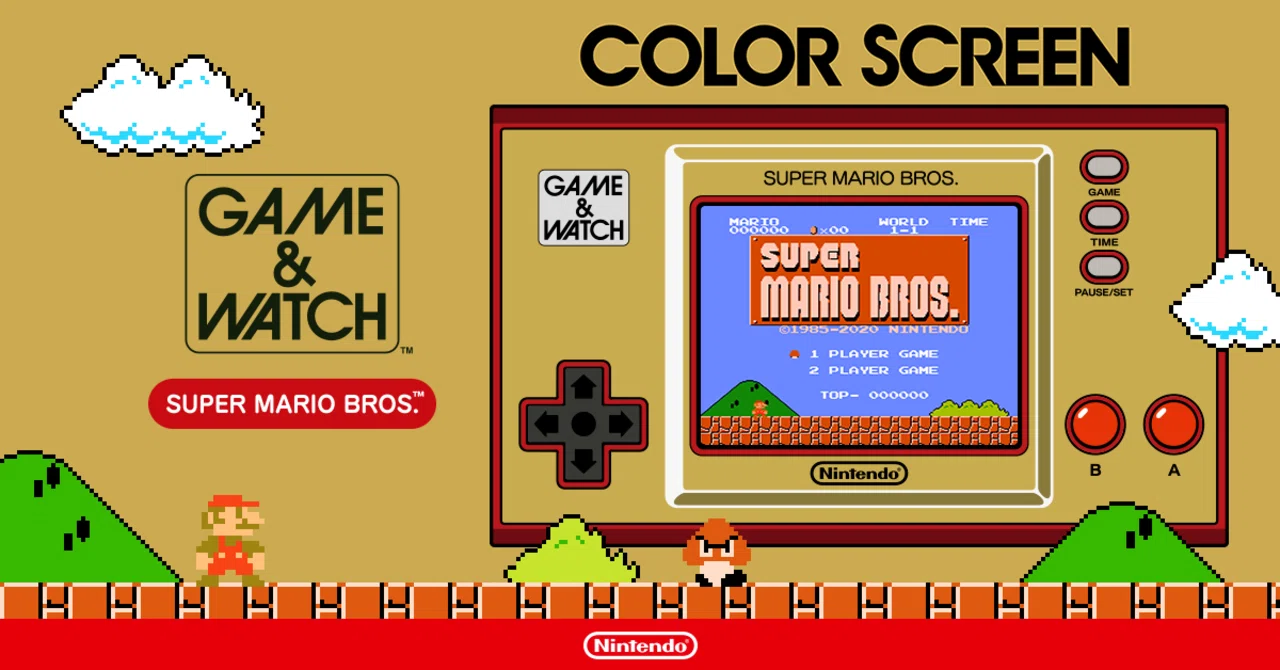 GAME&WATCH スーパーマリオブラザーズで久々のゲームウォッチ体験