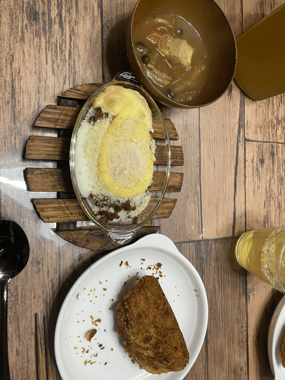 リピート続出 残ったカレーで絶品 パン粉サクサク卵とろーりカレードリア あとちょっと衣作るの大変だけど 残った肉じゃがで 肉じゃが コロッケ ぽんそる Note