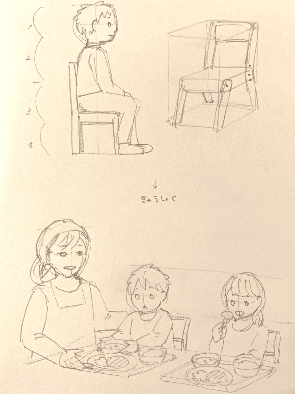 アラサー主婦 保育士目指すってよ 5 人物の描き方まとめ あんり Note アラサー主婦 保育士目指すってよ 5 人物の描き方まとめ あんり Note