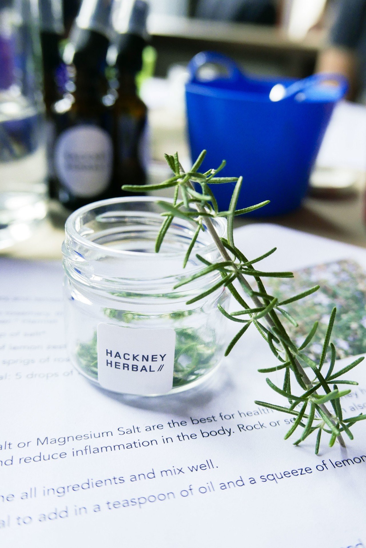 97 ロンドンのハーブアロマ教室に参加 アンジーさん Note