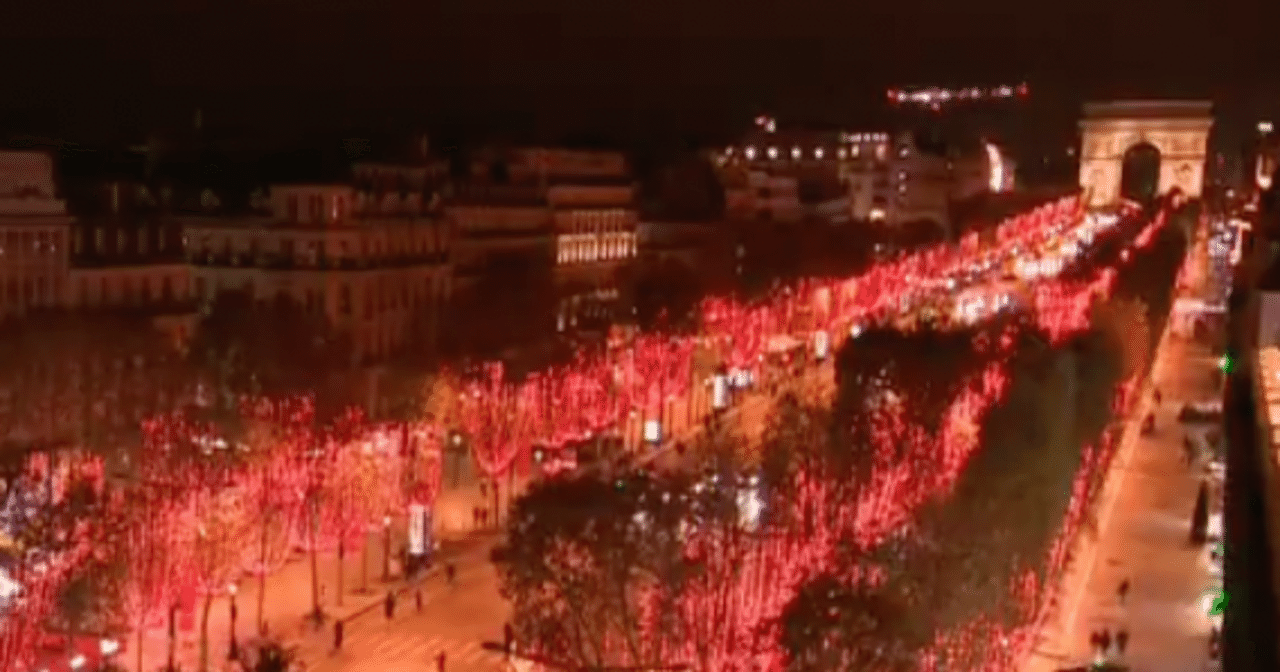 パリ シャンゼリゼ通り クリスマスイルミネーション点灯式 パリに永住 Note パリ シャンゼリゼ通り クリスマスイルミネーション点灯式 パリに永住 Note