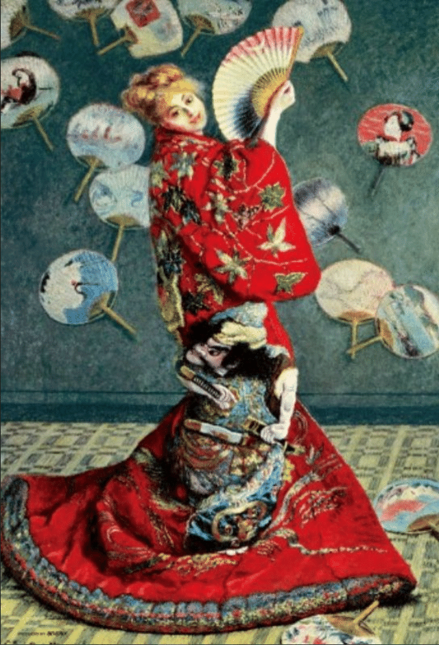 【希少な伝統工芸】立体的な美しさ 押し絵「優美な芸妓」 黒額装 希少な伝統工芸】立体的な美しさ 押し絵「優美な芸妓」 黒額装 印象派