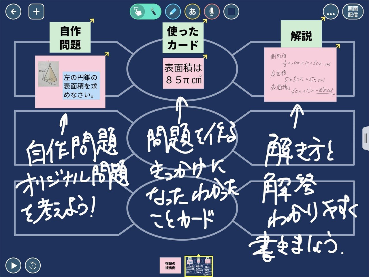 ロイロでわかることを炙り出して問題作り Kuni Note