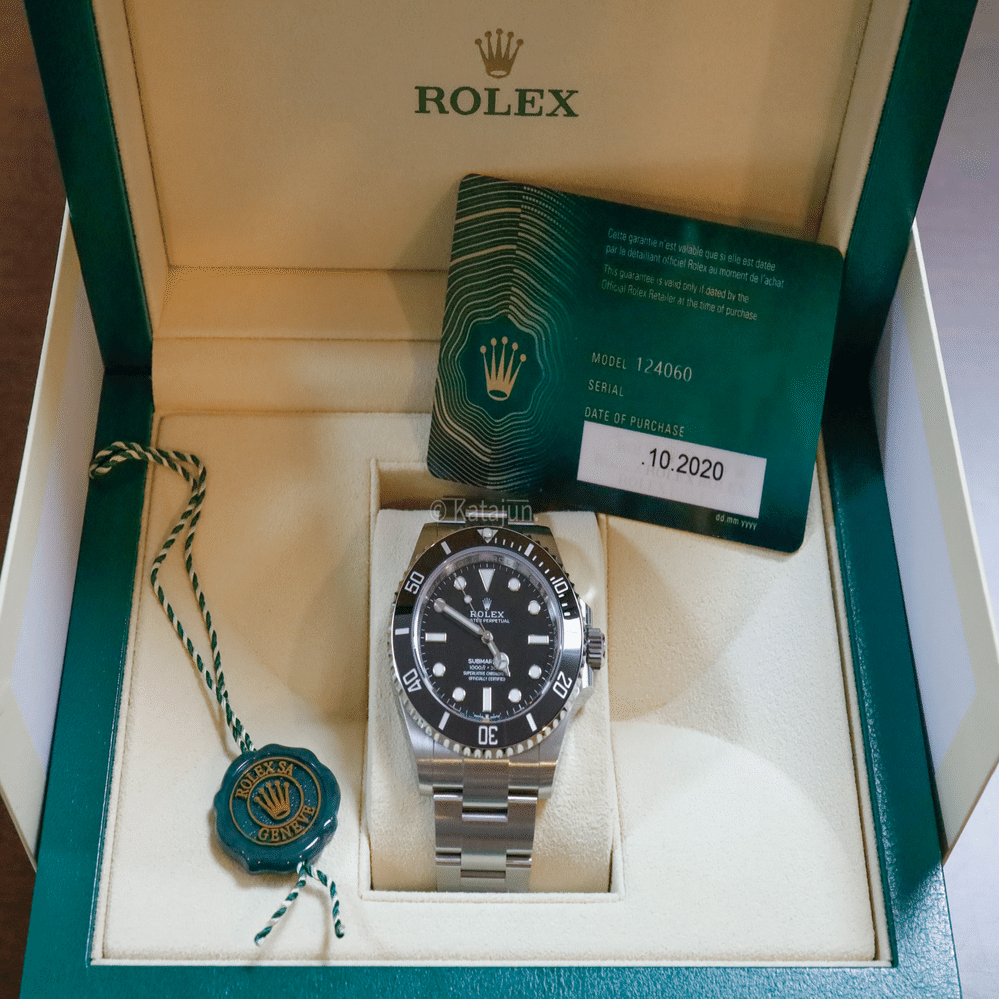ロレックス サブマリーナ 124060 現行 純正 ボックス M 箱 ケース ロレックス サブマリーナ 124060 現行 純正 ボックス M 箱 ケース