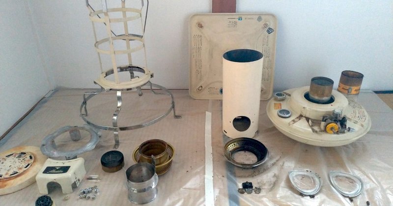 アラジンストーブ灯火までの記録 2 完全分解 みずのつくる 東海noteユーザー会 Note