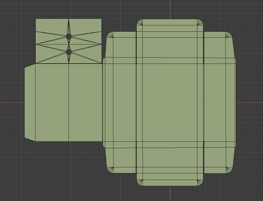 Blender 展開図から箱を組み立てる Yugaki Note