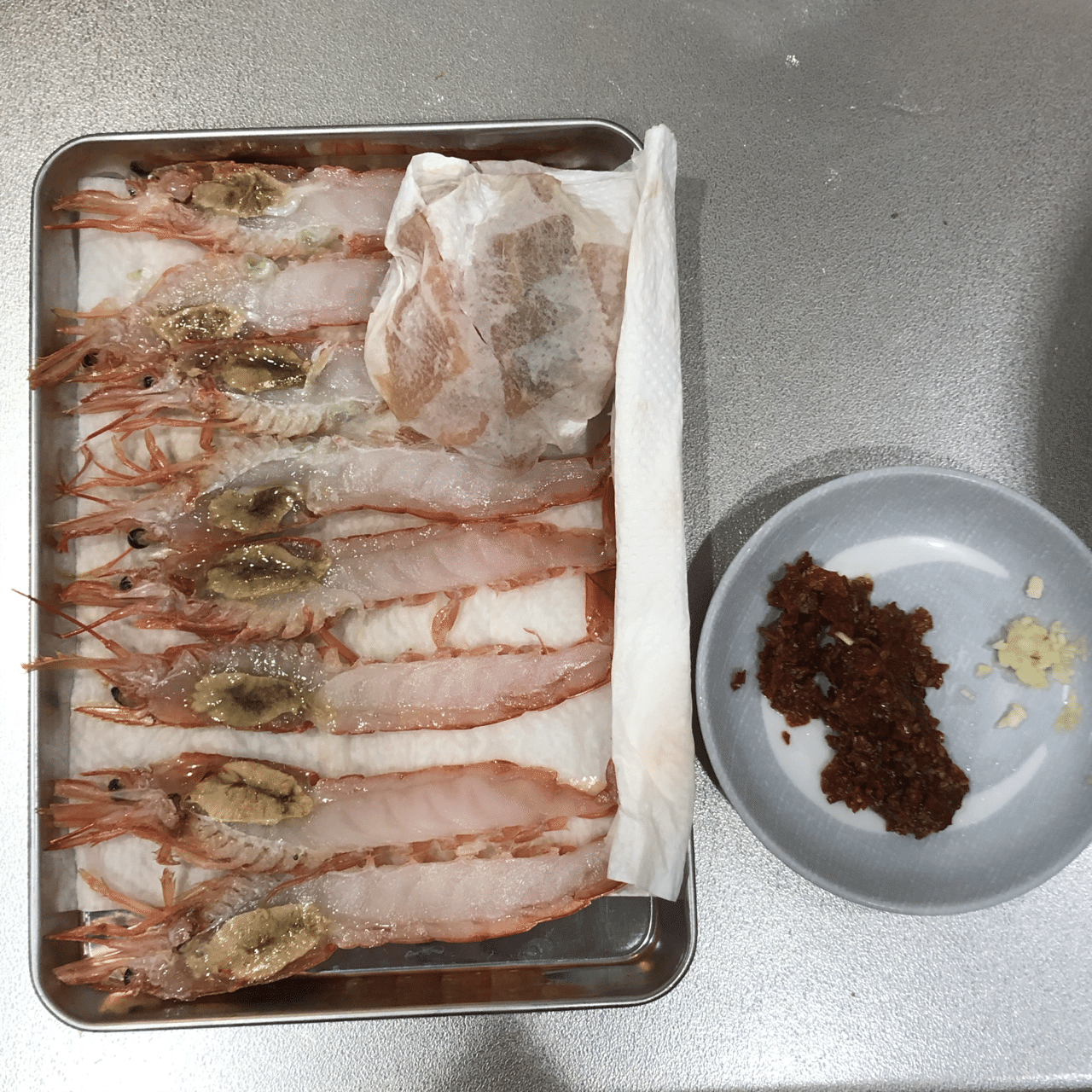 パーティーメニューno 1 2 アルゼンチン赤エビの濃厚パスタ Mamige Note