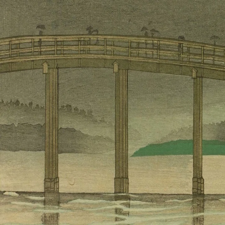 橋に抱く江戸への郷愁ー小林清親「東京新大橋雨中図」｜太田記念美術館