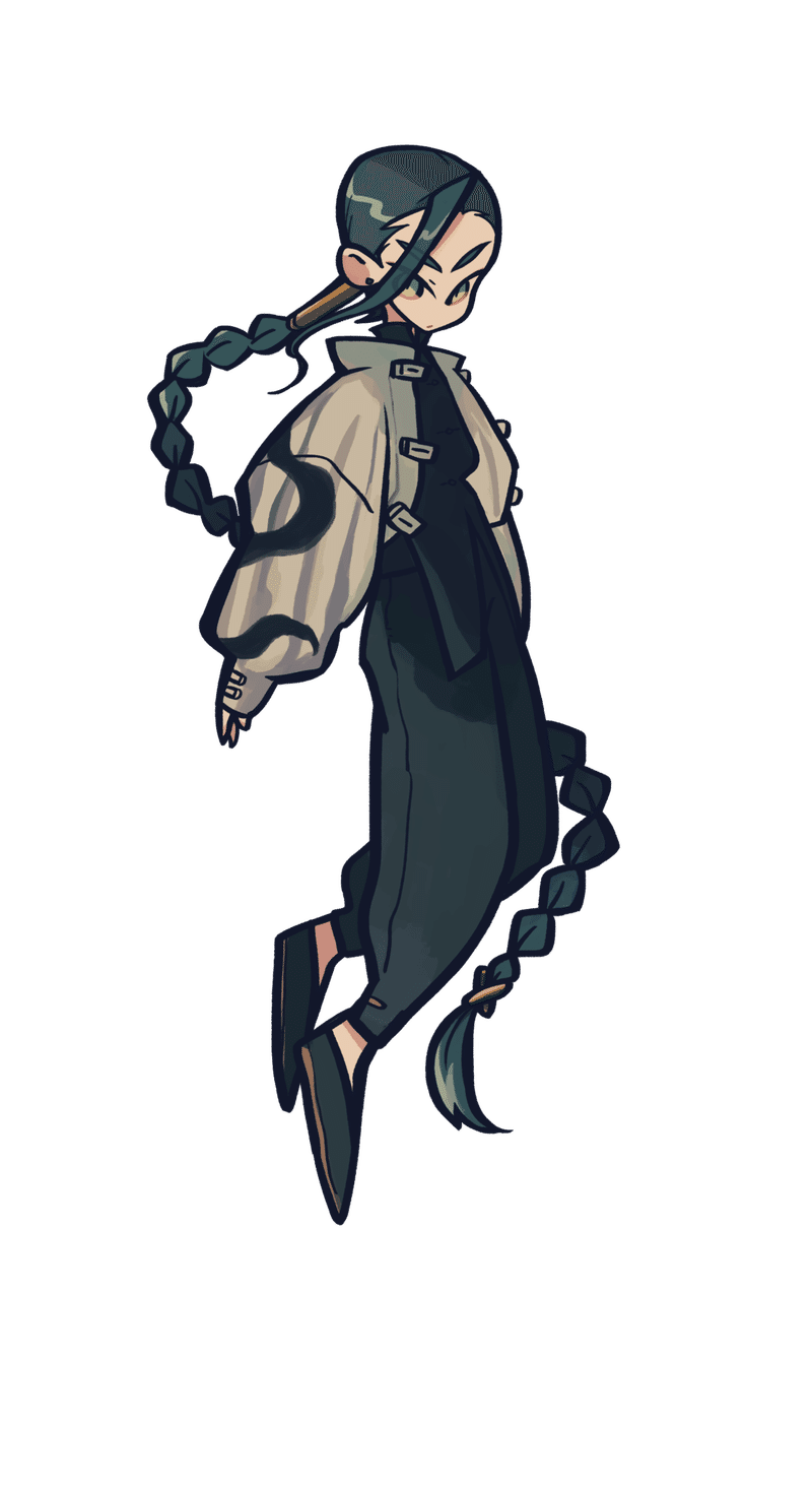 北方玄武玄冥キャラデザメモ Asako02 Note