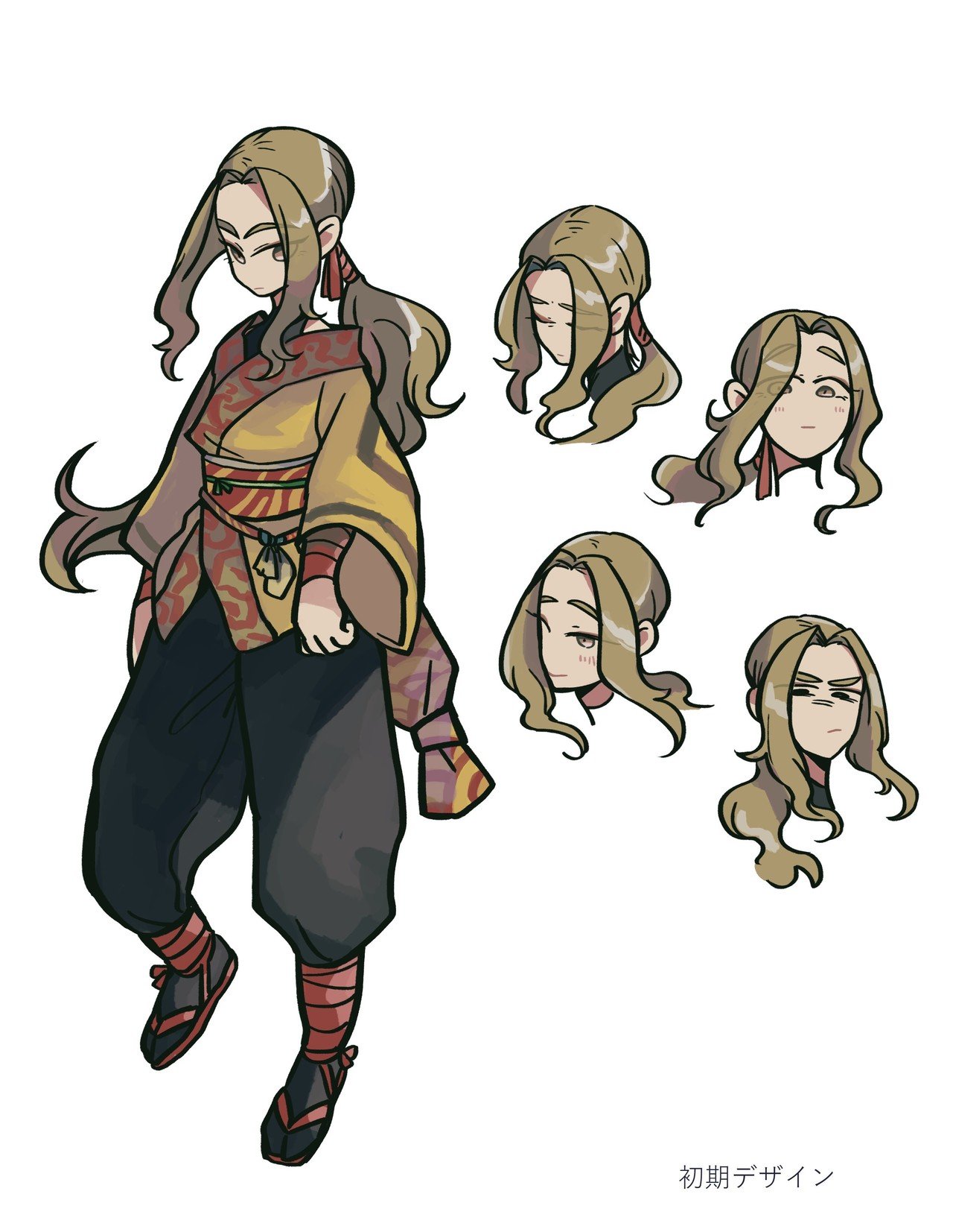 中央麒麟黄麟キャラデザメモ Asako02 Note 中央麒麟黄麟キャラデザメモ Asako02 Note