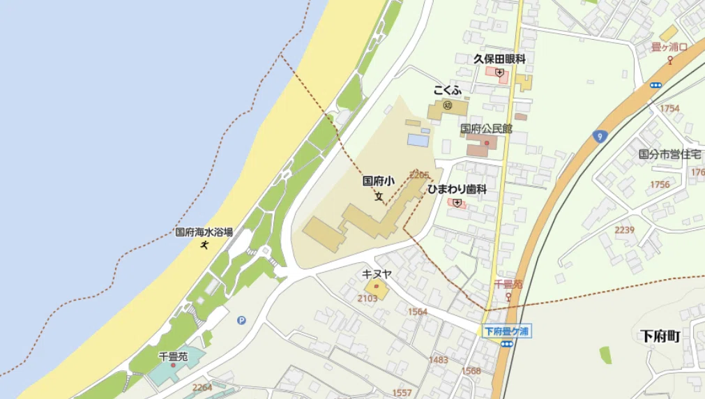 浜田市国府地区