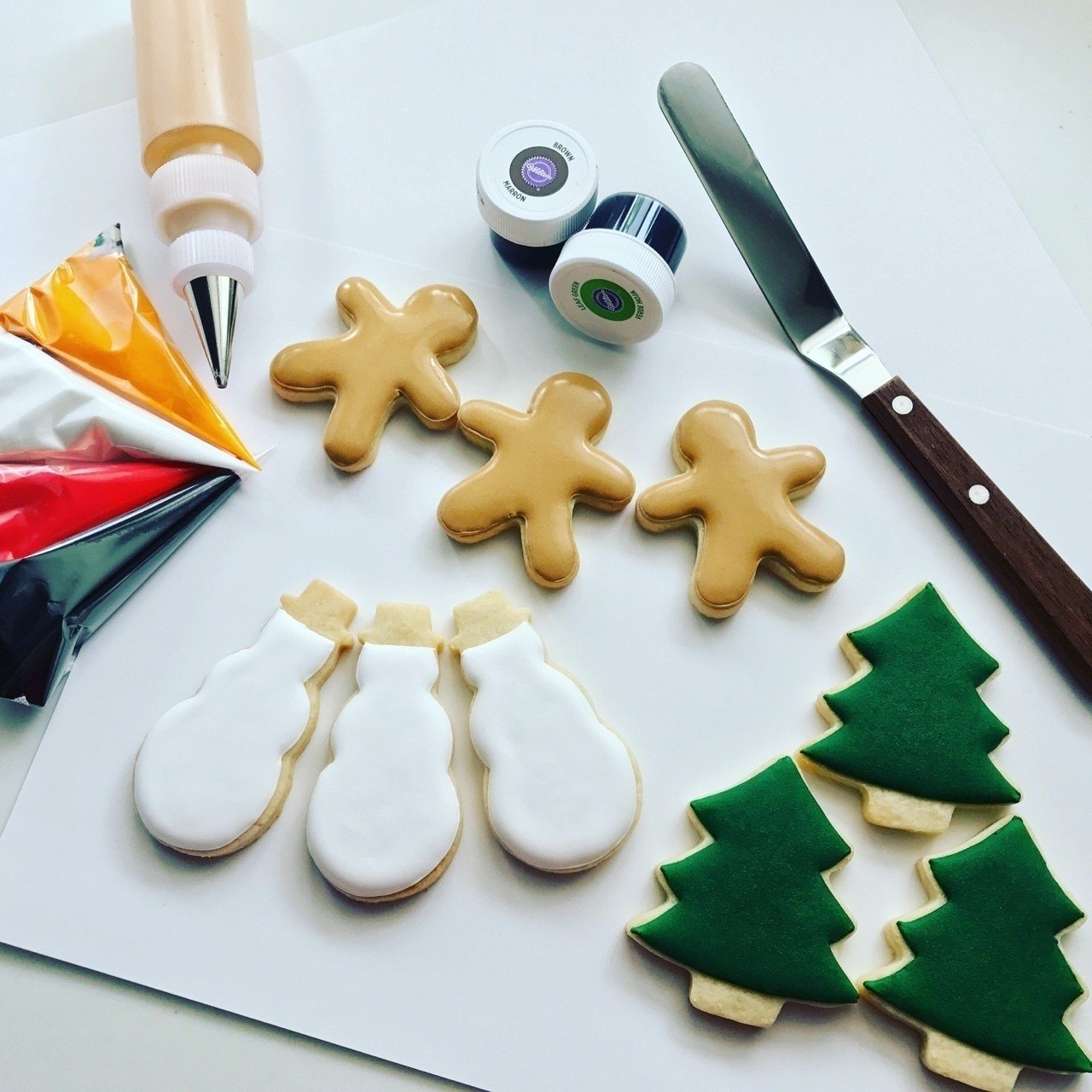 クリスマスアイシングクッキー三昧 2016｜みずのさちこ