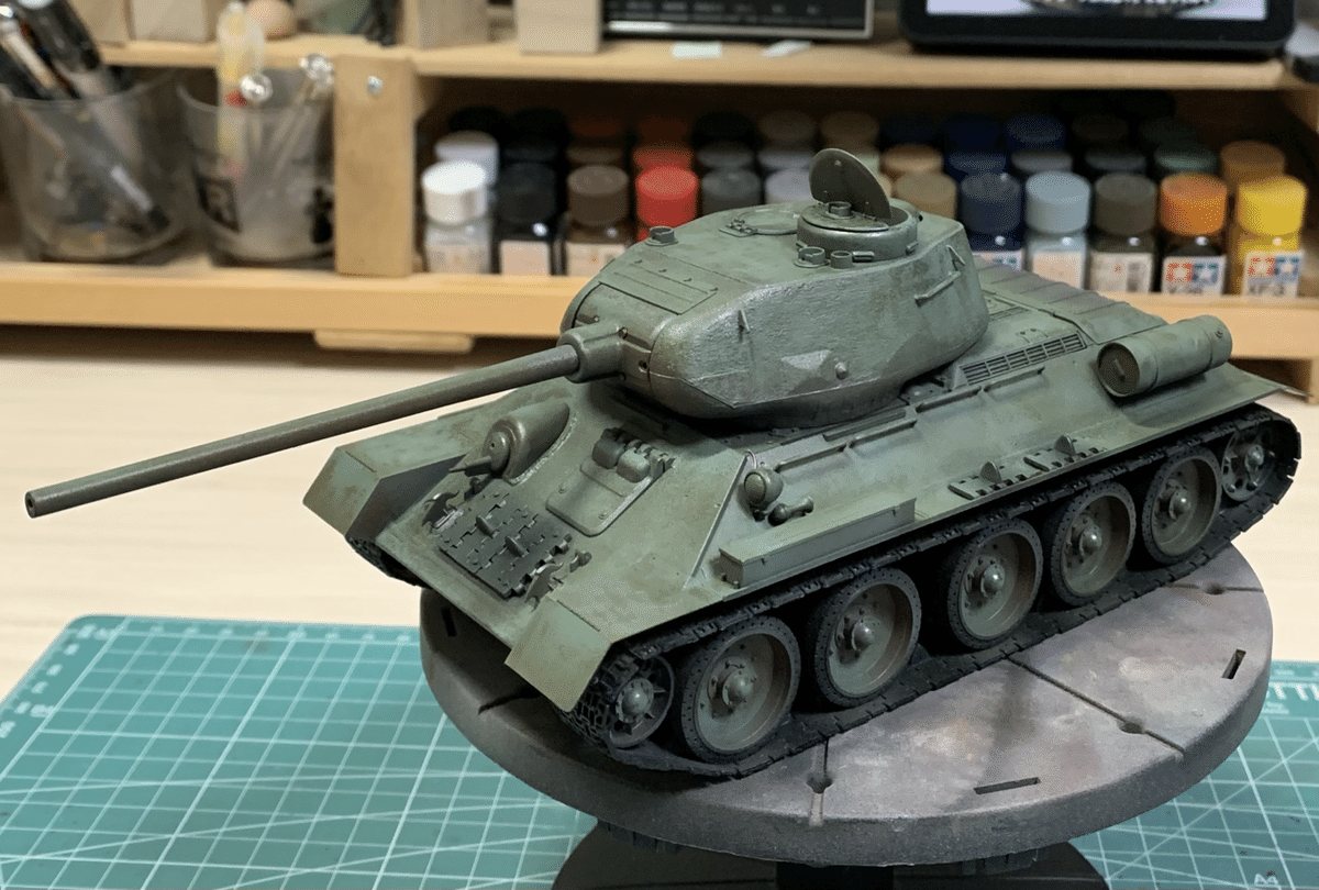 タミヤT34/85 製作記|杉さん タミヤT34/85 製作記|杉さん