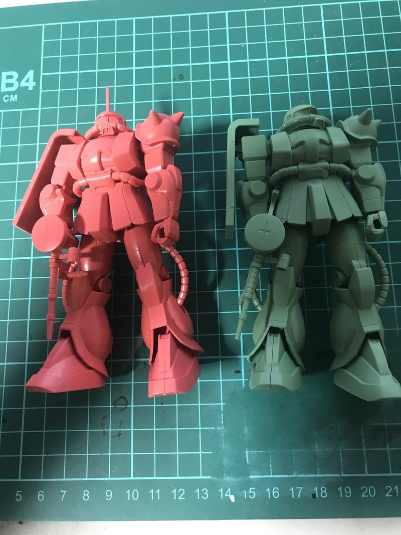 ザクは色々違うのだよ Fgザクの違いについて Gamix Channnel フォロバ100 Note