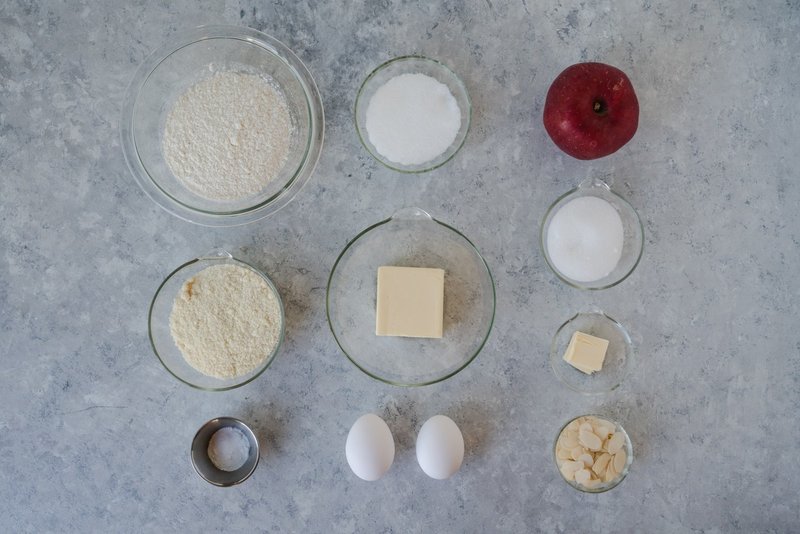 キャラメルアップルアップサイドダウンケーキのレシピ