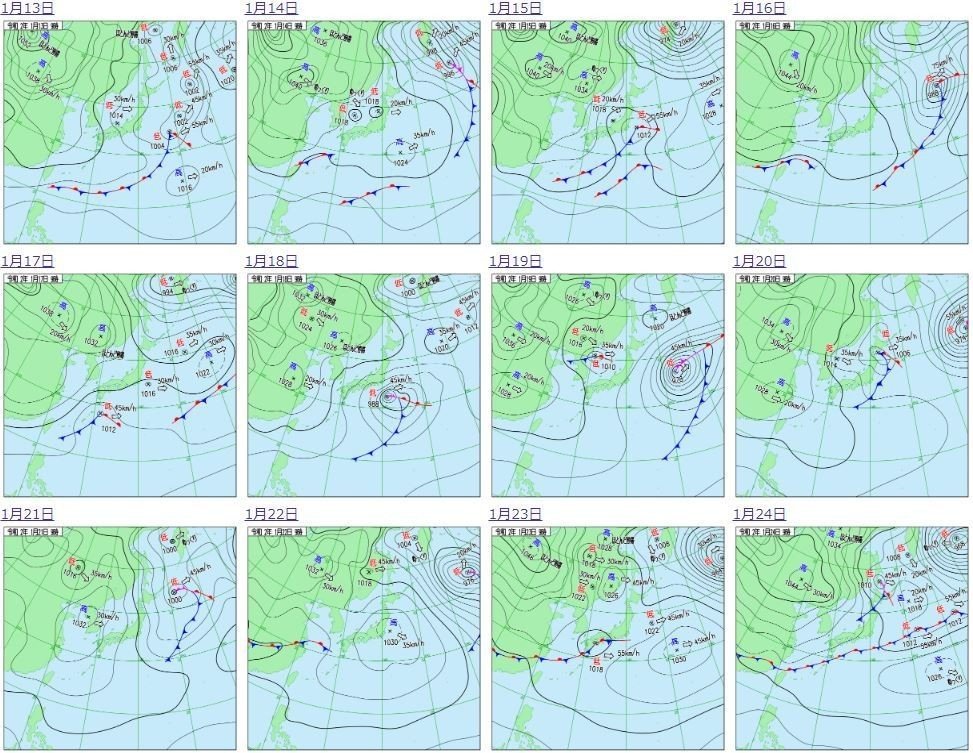 1.13-24 天気図