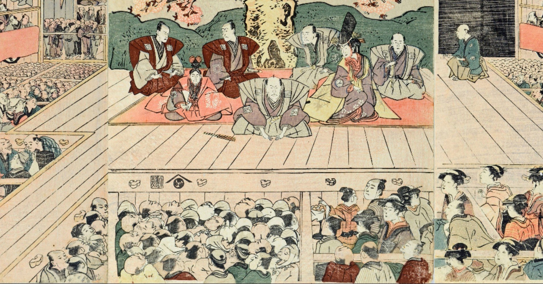 歌舞伎舞台の絵 200年前の歌舞伎の劇場に潜入してみた。｜太田記念美術館