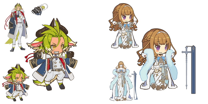 ラスピリ ユニットイラストができるまで Happy Elements カカリアスタジオ Note ラスピリ ユニットイラストができるまで Happy Elements カカリアスタジオ Note