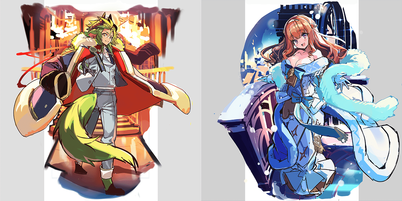 ラスピリ ユニットイラストができるまで Happy Elements カカリアスタジオ Note ラスピリ ユニットイラストができるまで Happy Elements カカリアスタジオ Note