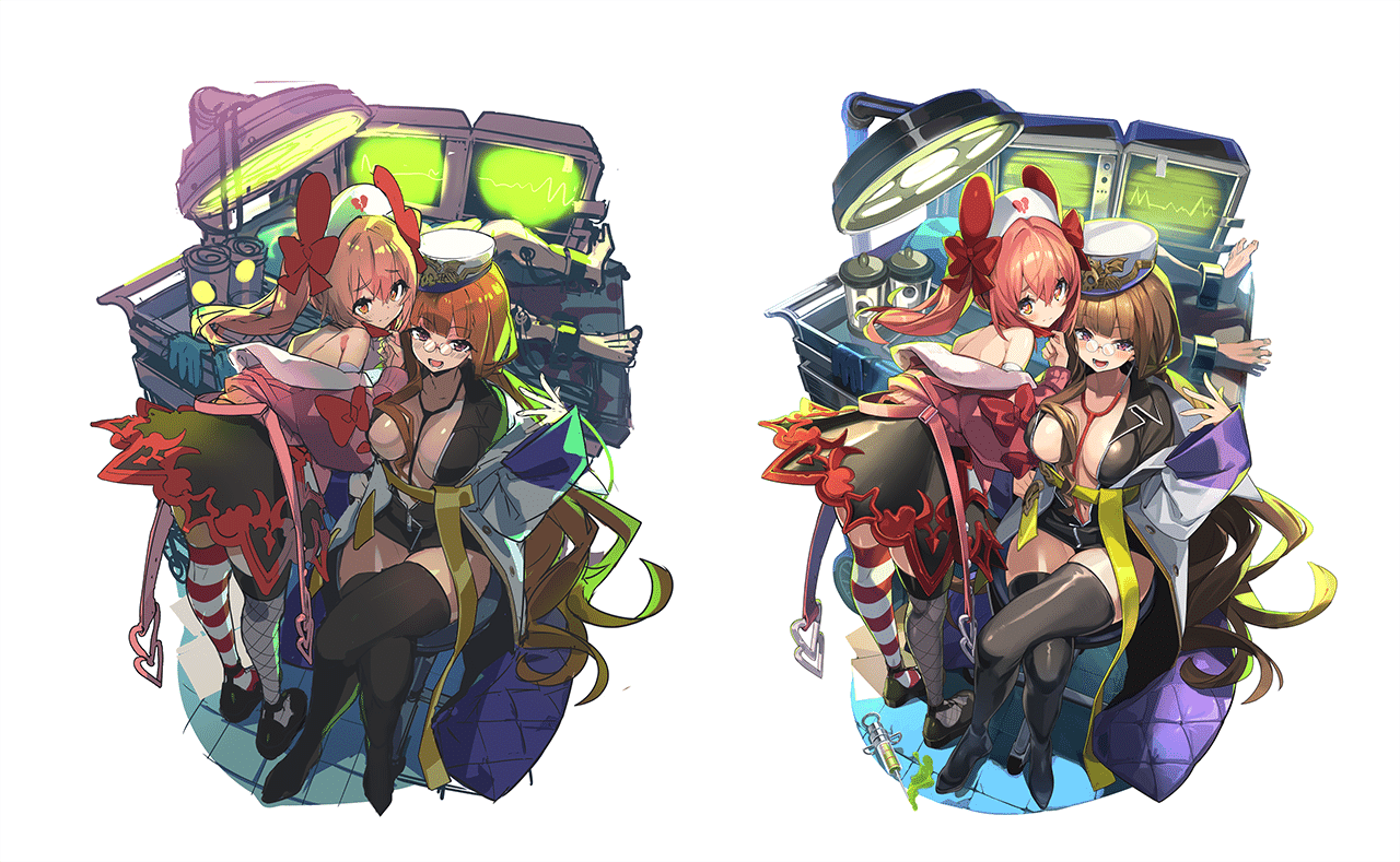 ラスピリ ユニットイラストができるまで Happy Elements カカリアスタジオ Note ラスピリ ユニットイラストができるまで Happy Elements カカリアスタジオ Note