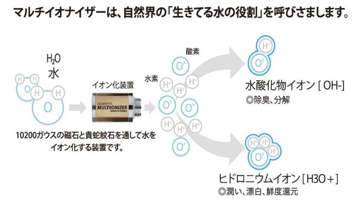 生きている水の役割