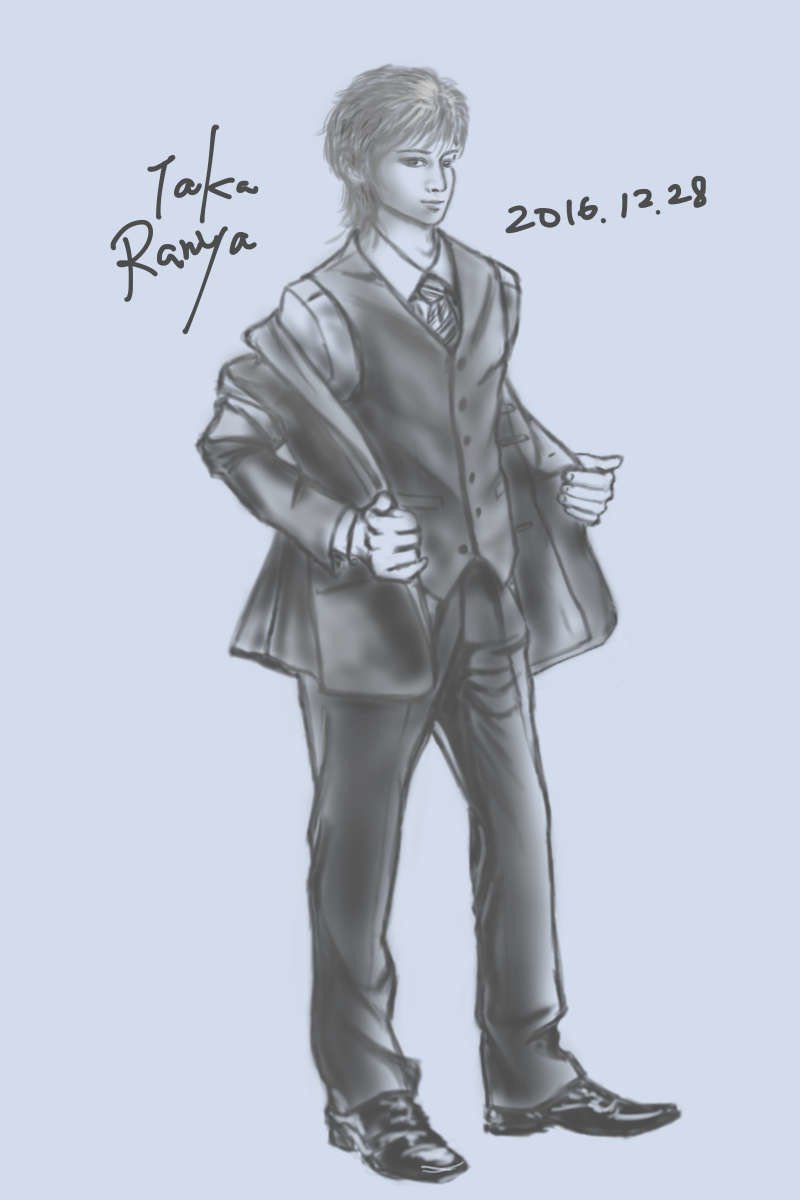 Mens Body Posing6 たからにゃ イラスト Note