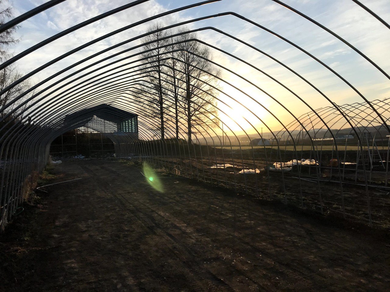 ビニールハウスパイプ 100m超/他 現地にて解体&取りに来れる方 ☆2t