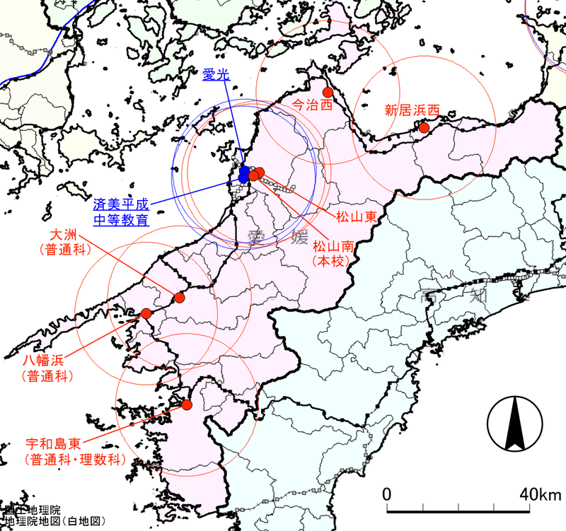 愛媛県の進学校map 朝森久弥 朝森教育データバンク Note 愛媛県の進学校map 朝森久弥 朝森教育データバンク Note